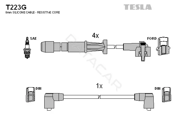 Высоковольтные провода TESLA T223G