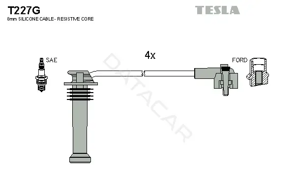 Высоковольтные провода TESLA T227G
