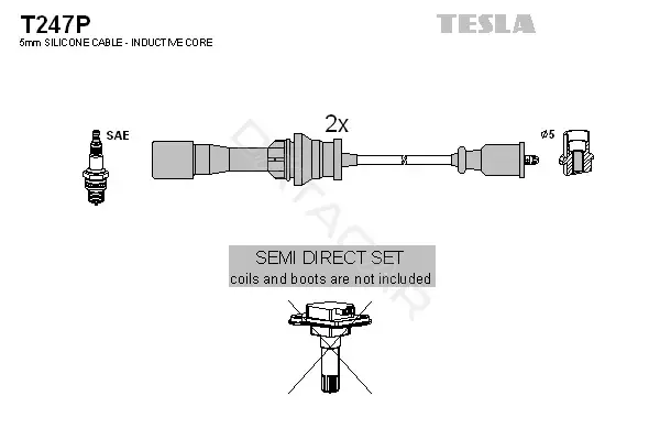 Высоковольтные провода TESLA T247P