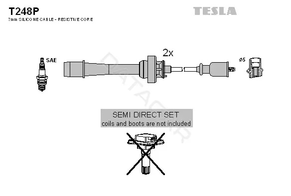 Высоковольтные провода TESLA T248P