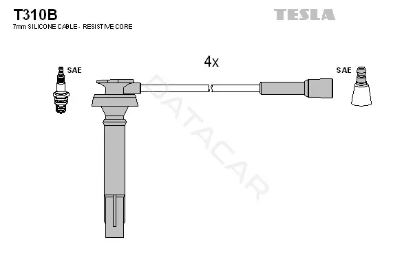 Высоковольтные провода TESLA T310B