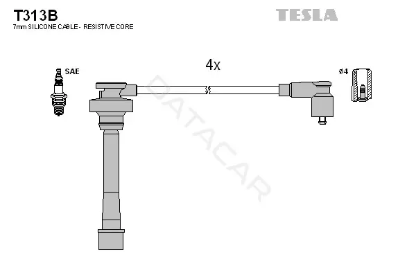 Высоковольтные провода TESLA T313B