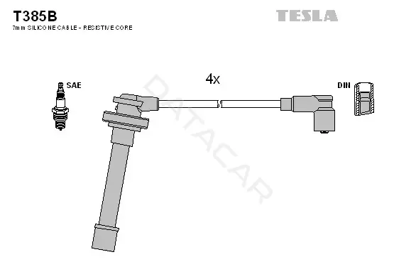 Высоковольтные провода TESLA T385B