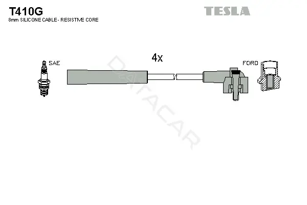 Высоковольтные провода TESLA T410G
