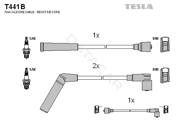 Высоковольтные провода TESLA T441B