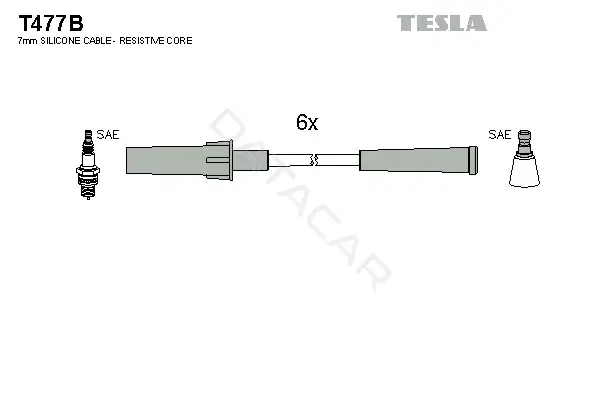 Высоковольтные провода TESLA T477B