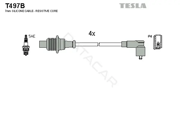 Высоковольтные провода TESLA T497B