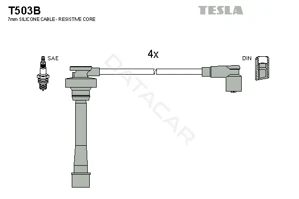 Высоковольтные провода TESLA T503B