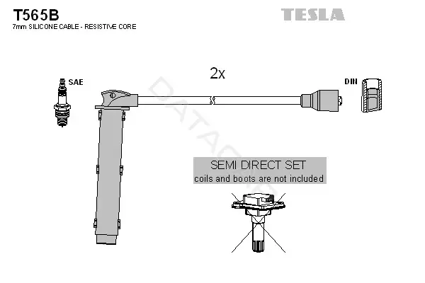 Высоковольтные провода TESLA T565B