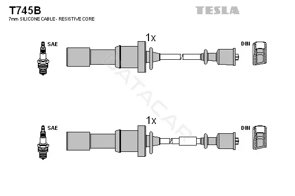 Высоковольтные провода TESLA T745B