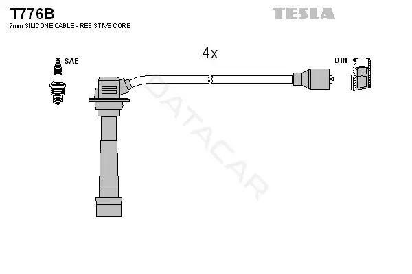 Высоковольтные провода TESLA T776B