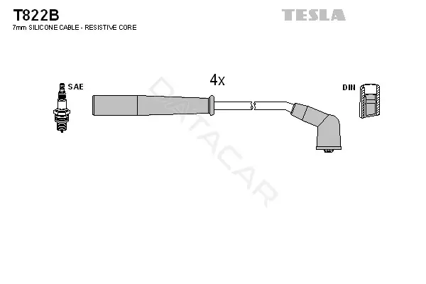 Высоковольтные провода TESLA T822B