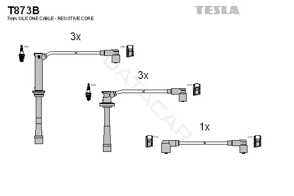 Высоковольтные провода TESLA T873B