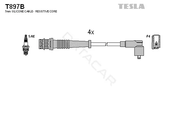 Высоковольтные провода TESLA T897B