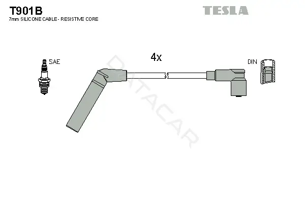 Высоковольтные провода TESLA T901B