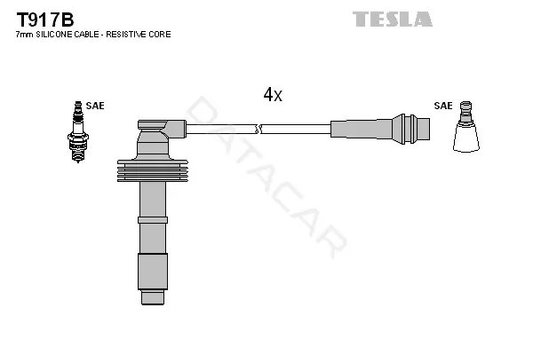 Высоковольтные провода TESLA T917B