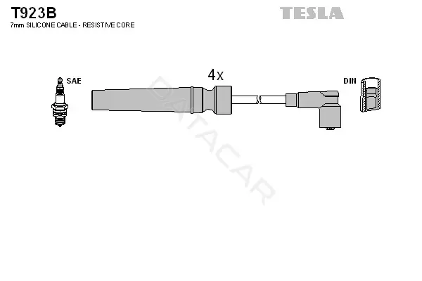 Высоковольтные провода TESLA T923B
