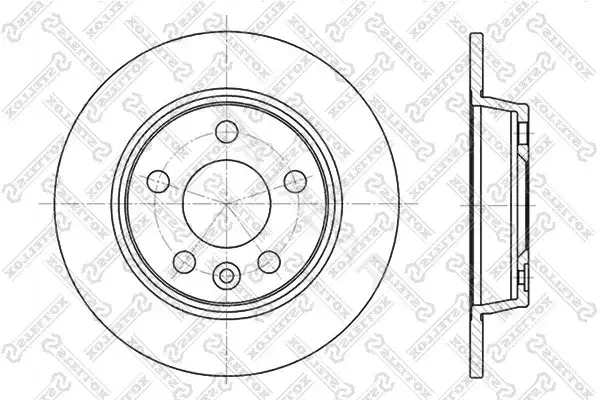Тормозные диски STELLOX 6020-2546-SX