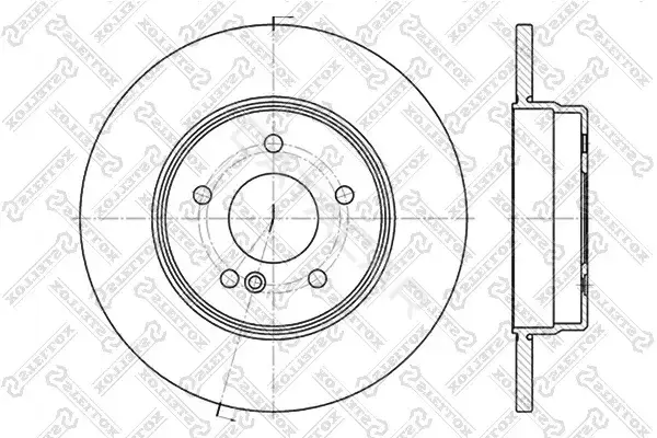Тормозные диски STELLOX 6020-3340-SX