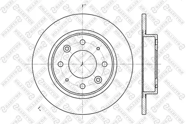 Тормозные диски STELLOX 6020-3503-SX