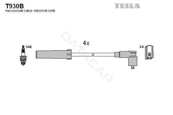 Высоковольтные провода TESLA T930B