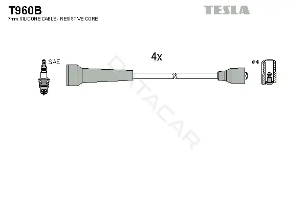 Высоковольтные провода TESLA T960B