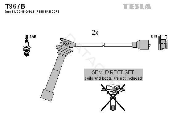 Высоковольтные провода TESLA T967B