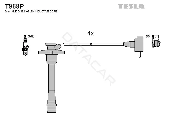 Высоковольтные провода TESLA T968P
