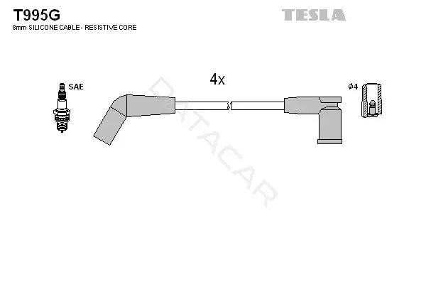 Высоковольтные провода TESLA T995G