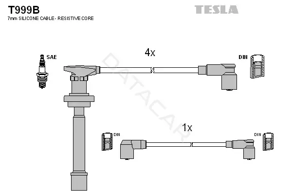 Высоковольтные провода TESLA T999B