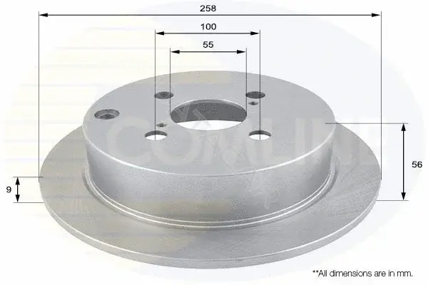 Тормозные диски COMLINE ADC01115