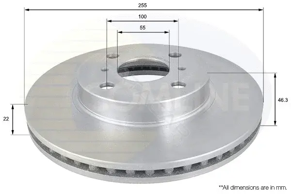 Тормозные диски COMLINE ADC01126V