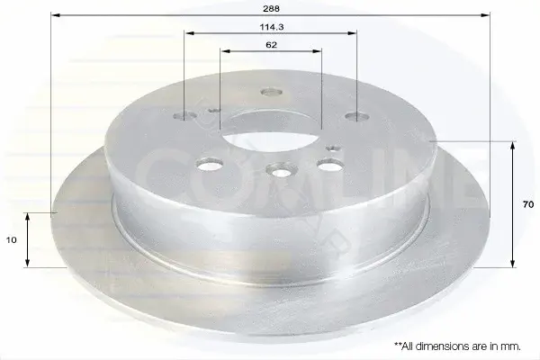 Тормозные диски COMLINE ADC01159