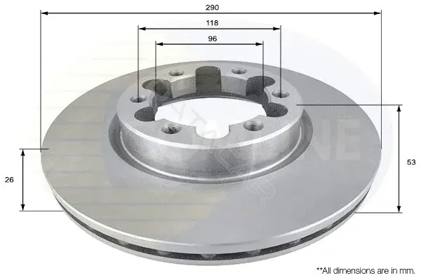 Тормозные диски COMLINE ADC0285V