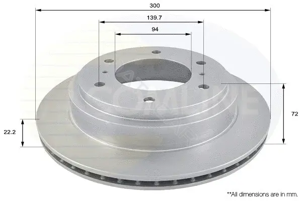 Тормозные диски COMLINE ADC0360V