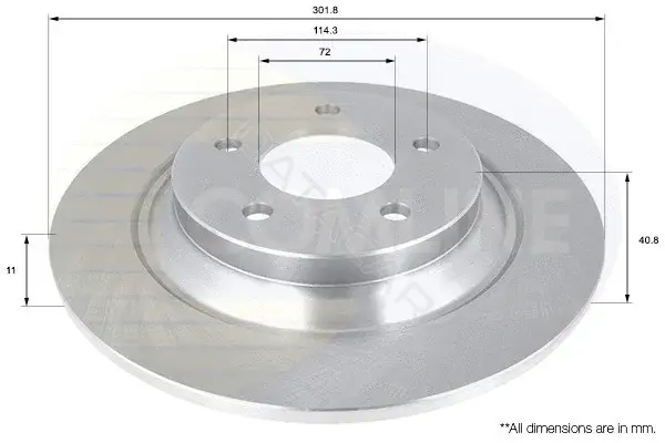 Тормозные диски COMLINE ADC0455