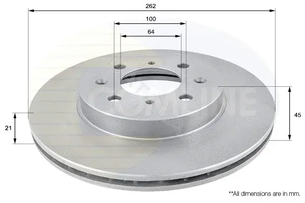 Тормозные диски COMLINE ADC0506V
