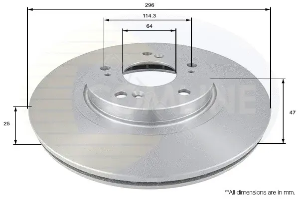 Тормозные диски COMLINE ADC0558V