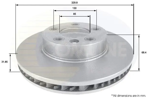 Тормозные диски COMLINE ADC1458V
