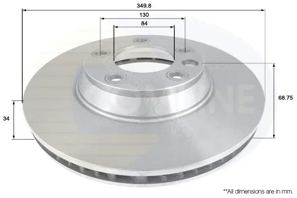 Тормозные диски COMLINE ADC1474V