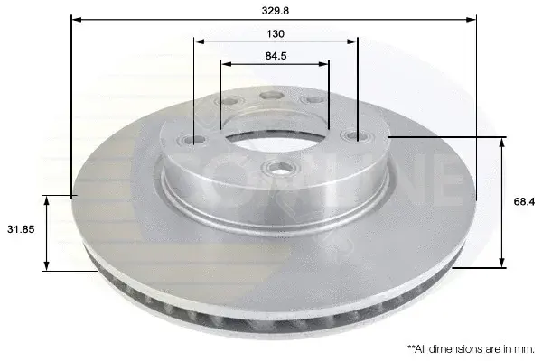 Тормозные диски COMLINE ADC1475V