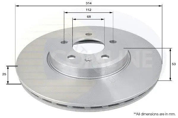 Тормозные диски COMLINE ADC1476V