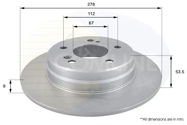 Тормозные диски COMLINE ADC1616