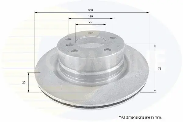 Тормозные диски COMLINE ADC1744V