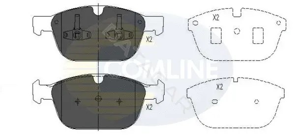 Тормозные колодки COMLINE CBP06069
