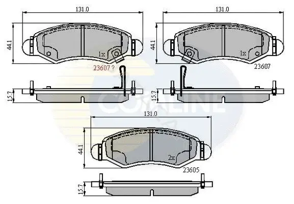Тормозные колодки COMLINE CBP31297