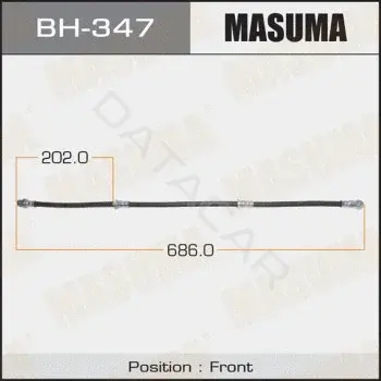 Тормозные шланги MASUMA BH-347