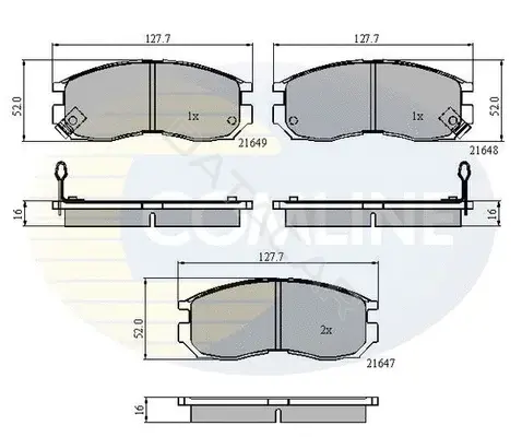 Тормозные колодки COMLINE CBP3363