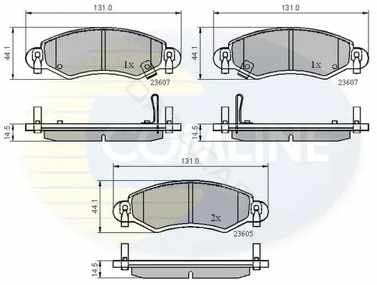 Тормозные колодки COMLINE CBP3893