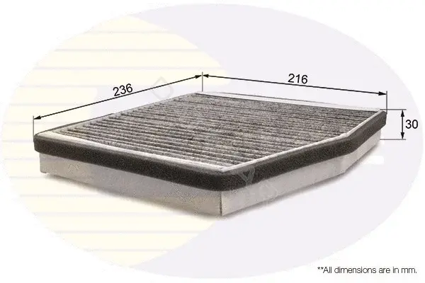 Фильтр салонный COMLINE EKF102A